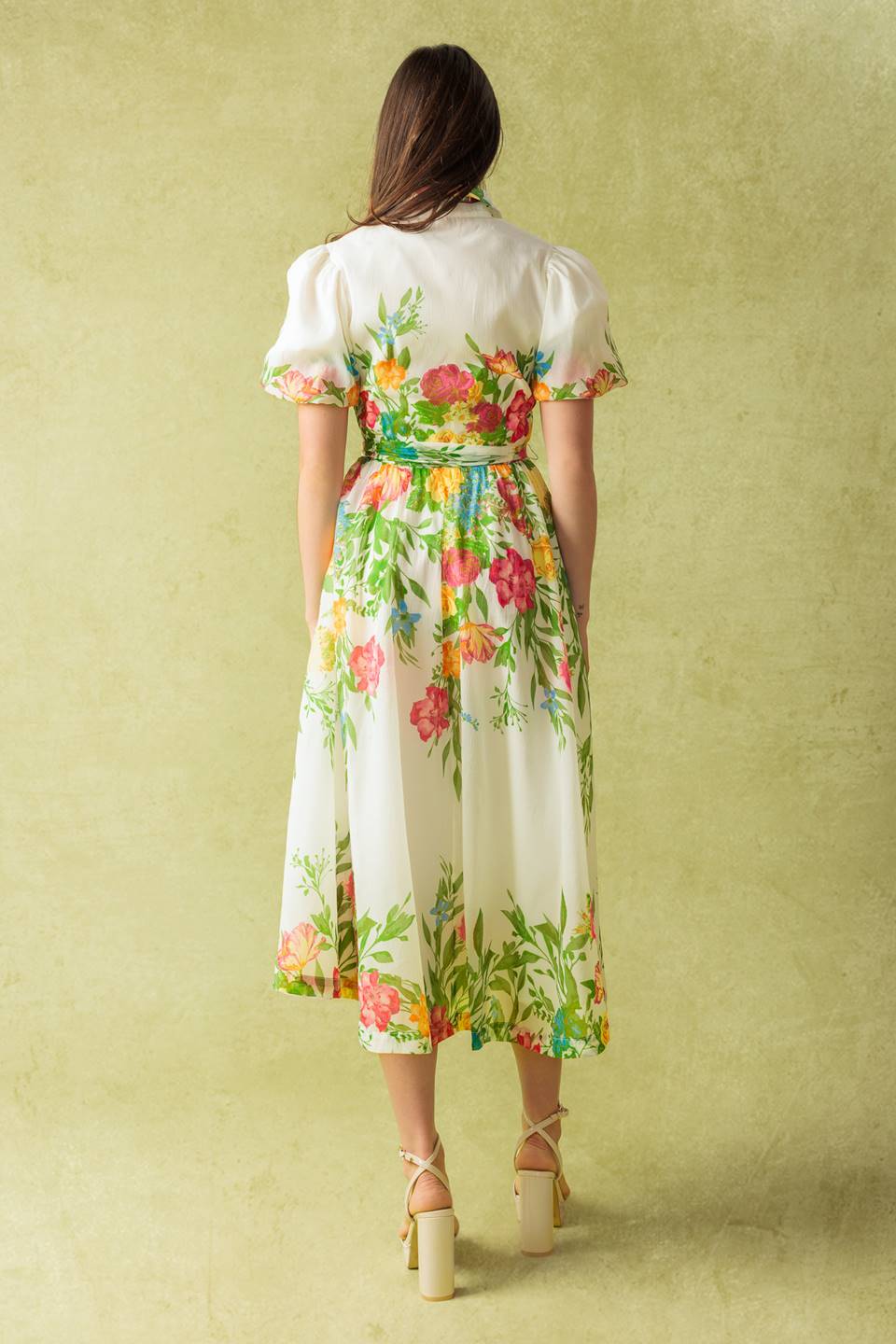 MUCH TO DO WOVEN MIDI DRESS Flying Tomato